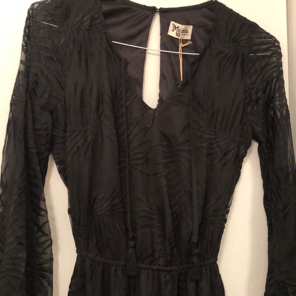 NWT Show Me Your Mumu Black Juliet Maxi Dress XS - Picture 6 of 8